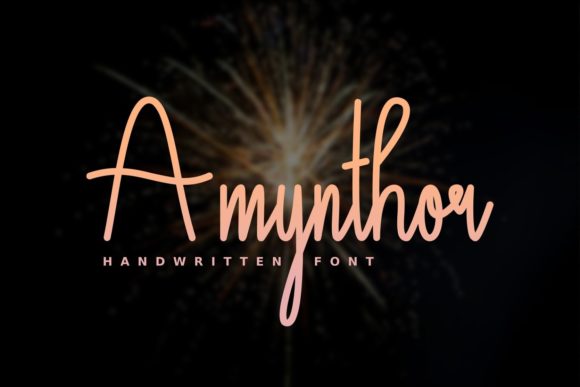 Amynthor: Elevate Your Campaigns with This Elegant Handwritten Font