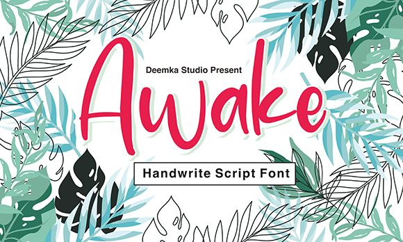 Awake: A Handwritten Font for Engaging Campaigns