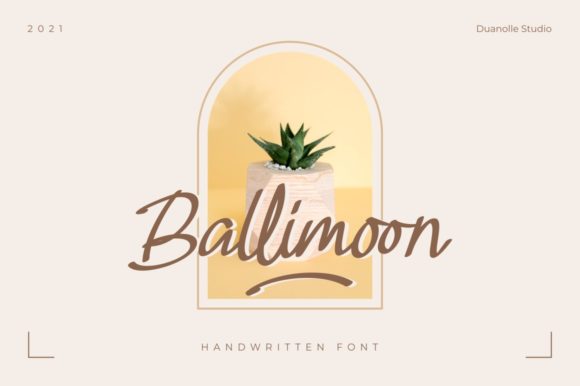 Ballimoon: A Refined Script Font for Elegant Web Design