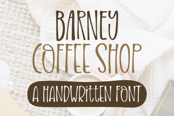 Barney Coffee Shop: A Handwritten Font for Engaging Campaigns