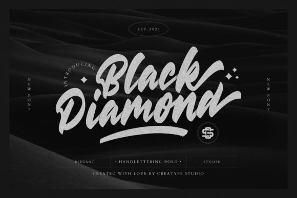 Black Diamond: A Bold Script for Creative Projects