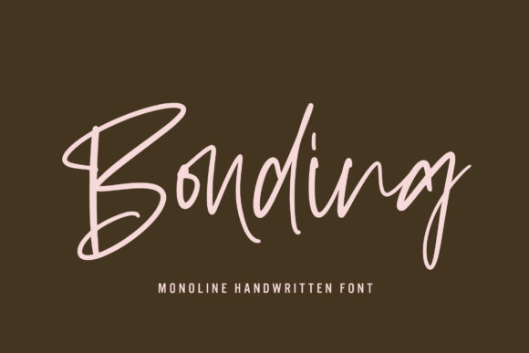 Bring Elegance to Your Handmade Creations with Bonding Font