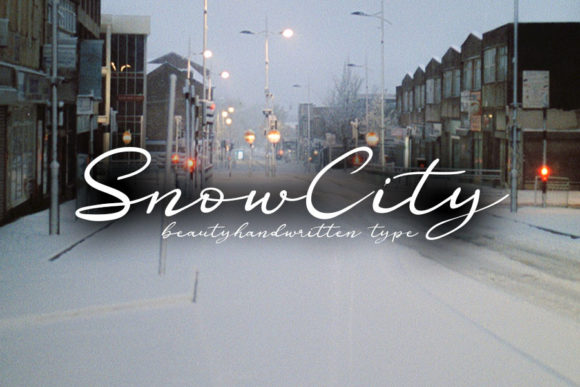 Discover the Elegance of Snow City: A Handwritten Font for Editorial Charm