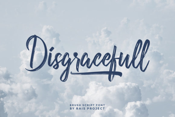 Disgracefull: A Modern Script Font for Digital Branding
