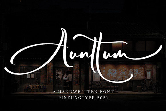 Elevate Your Handmade Creations with Aunttum Font