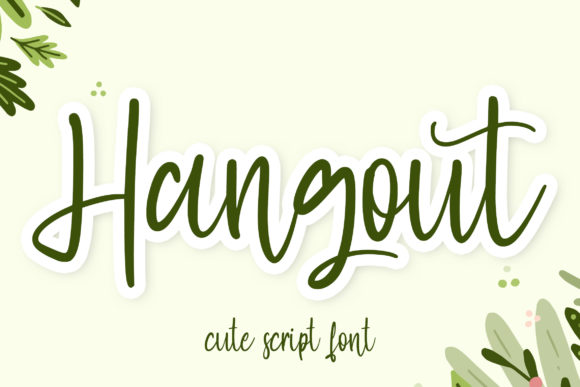 Enhance Your Brand with Hangout: A Versatile Handwritten Font