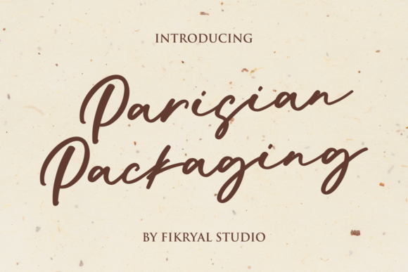 Enhance Your Brand with Parisian Packaging Font