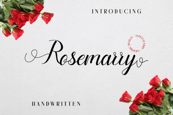 Enhance Your Brand with Rosemarry: A Stylish Handwritten Font