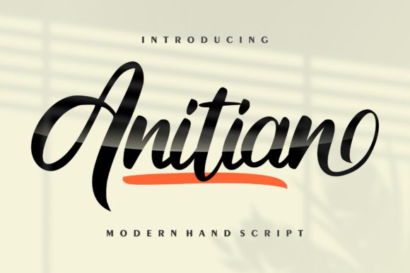 Enhance Your Campaigns with Anitian: A Bold Cursive Font