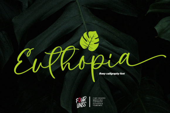 Euthopia: A Handwritten Font for Crafters and Creators