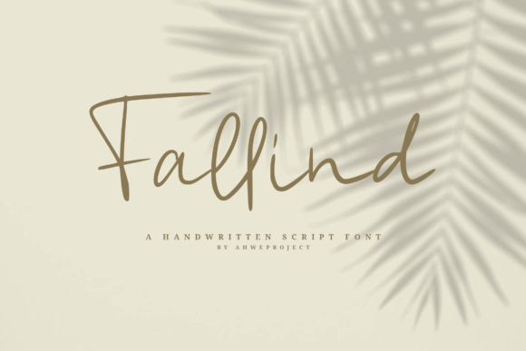 Fallind: A Script Font with Modern Elegance