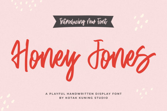 Honey Jones: The Handwritten Font Your Craft Projects Deserve