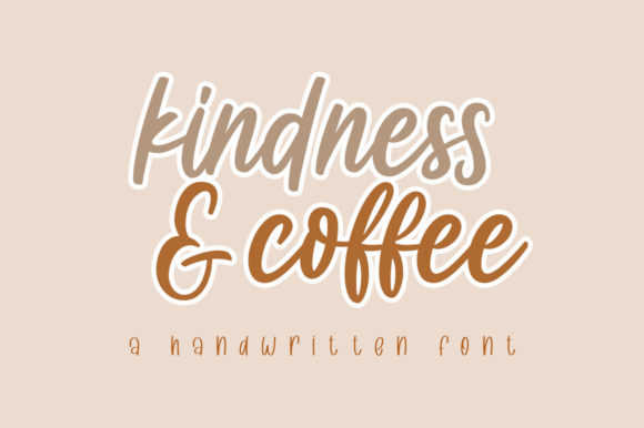 Kindness Coffee: A Handwritten Font for Elegant Design
