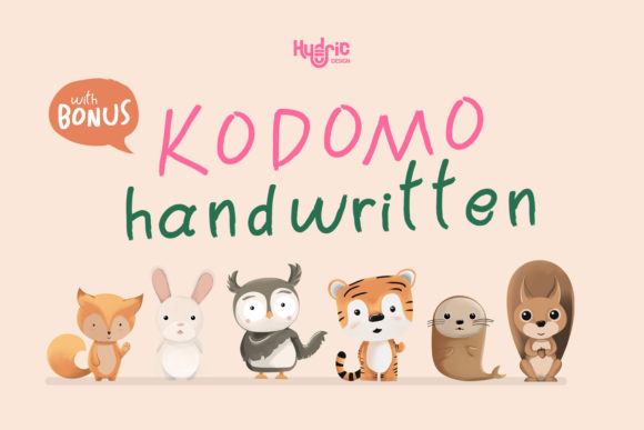 Kodomo Handwritten: A Perfect Font for Charming Craft Projects