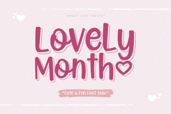 Lovely Month: A Handwritten Font for Editorial Elegance