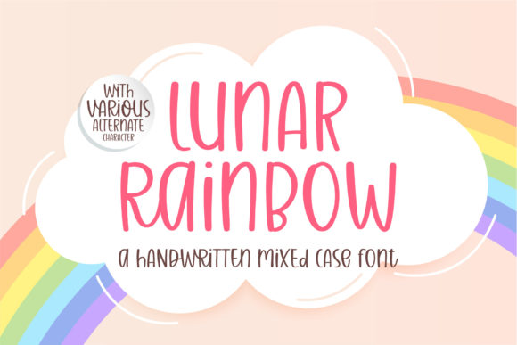Lunar Rainbow: A Font for Elegant Editorial Design