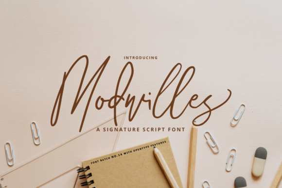 Modwilles: A Premium Script Font for Editorial Sophistication