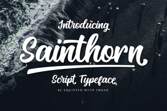Sainthorn: A Bold and Stylish Font for Editorial Design