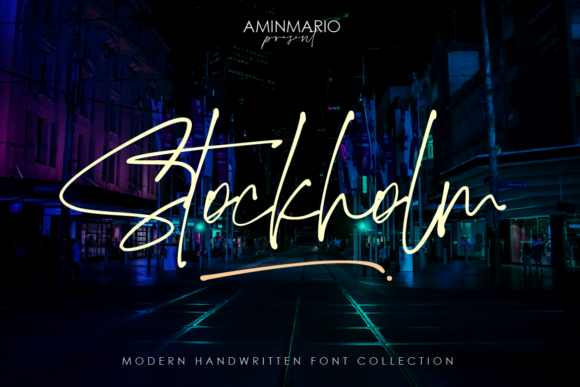 Stockholm: A Handwritten Font for Elegant Web Design