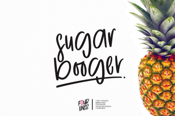 Sugar Booger: A Sweet and Flexible Handwritten Font for Creative Campaigns