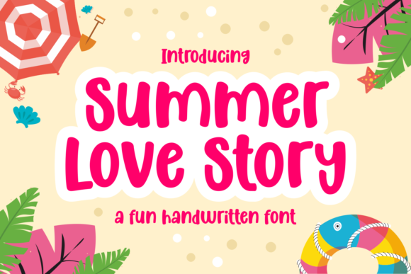 Summer Love Story: A Sweet and Cheery Handwritten Font