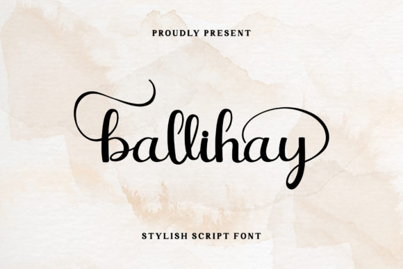 Transform Your Brand with Ballihay: A Delicate and Elegant Font