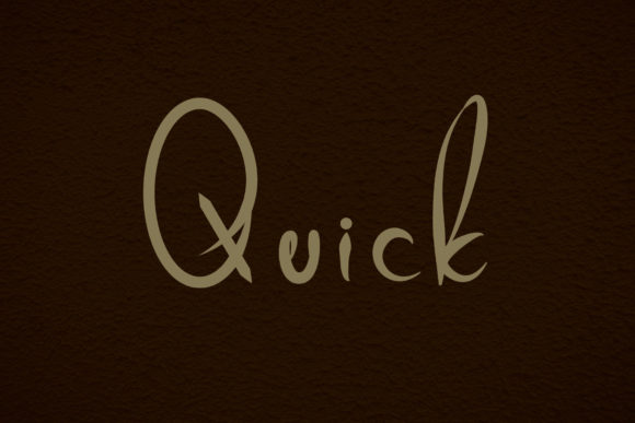 Transform Your Brand with Quick: A Premium Handwritten Font